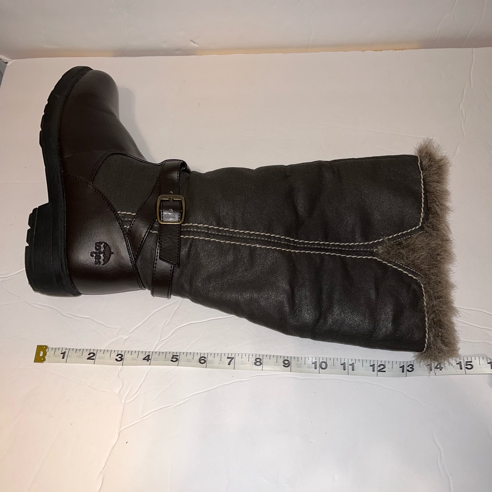 Totes Maryliza Brown Tall Winter Boots - Picture 11 of 11